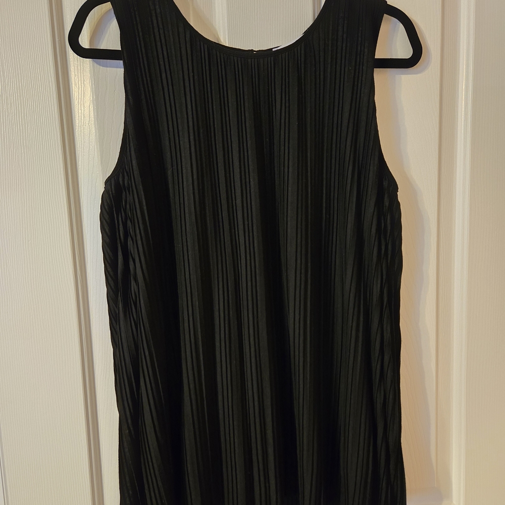 Calvin Klein Black Sleeveless Top Medium.